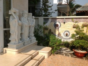 Tượng phúc lộc thọ bằng đá