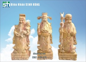 Tượng phúc lộc thọ bằng đá